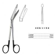 金鍾紗布繃帶剪  JLG050 18cm 全球頭 刃口開齒WD