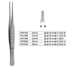 金鍾組織鑷直形 凹凸齒 22cm JYF170   1.2×2.6