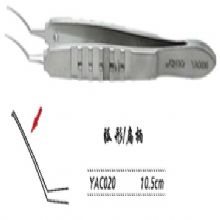 金鍾撕囊鑷  YAC020 10.5cm 弧形 扁柄